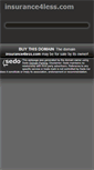 Mobile Screenshot of insurance4less.com